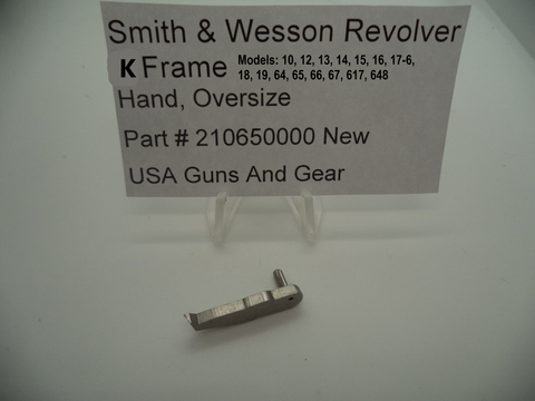 210650000 Smith & Wesson Revolver K Frame Over Sized Hand Parts New