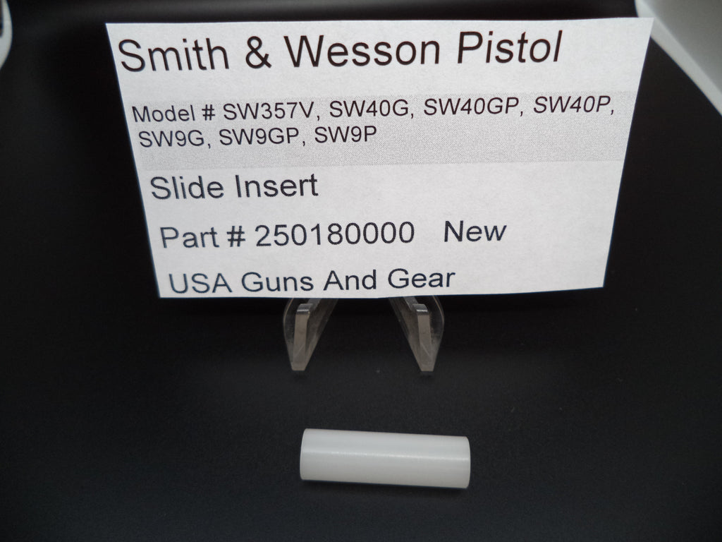 S&W Sigma/SD VE Slide Insert 9mm/40/357 | OEM 250180000