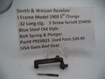 PRE0023 Smith & Wesson I Frame Model 1903 5th Change Bolt, Spring & Plunger Used