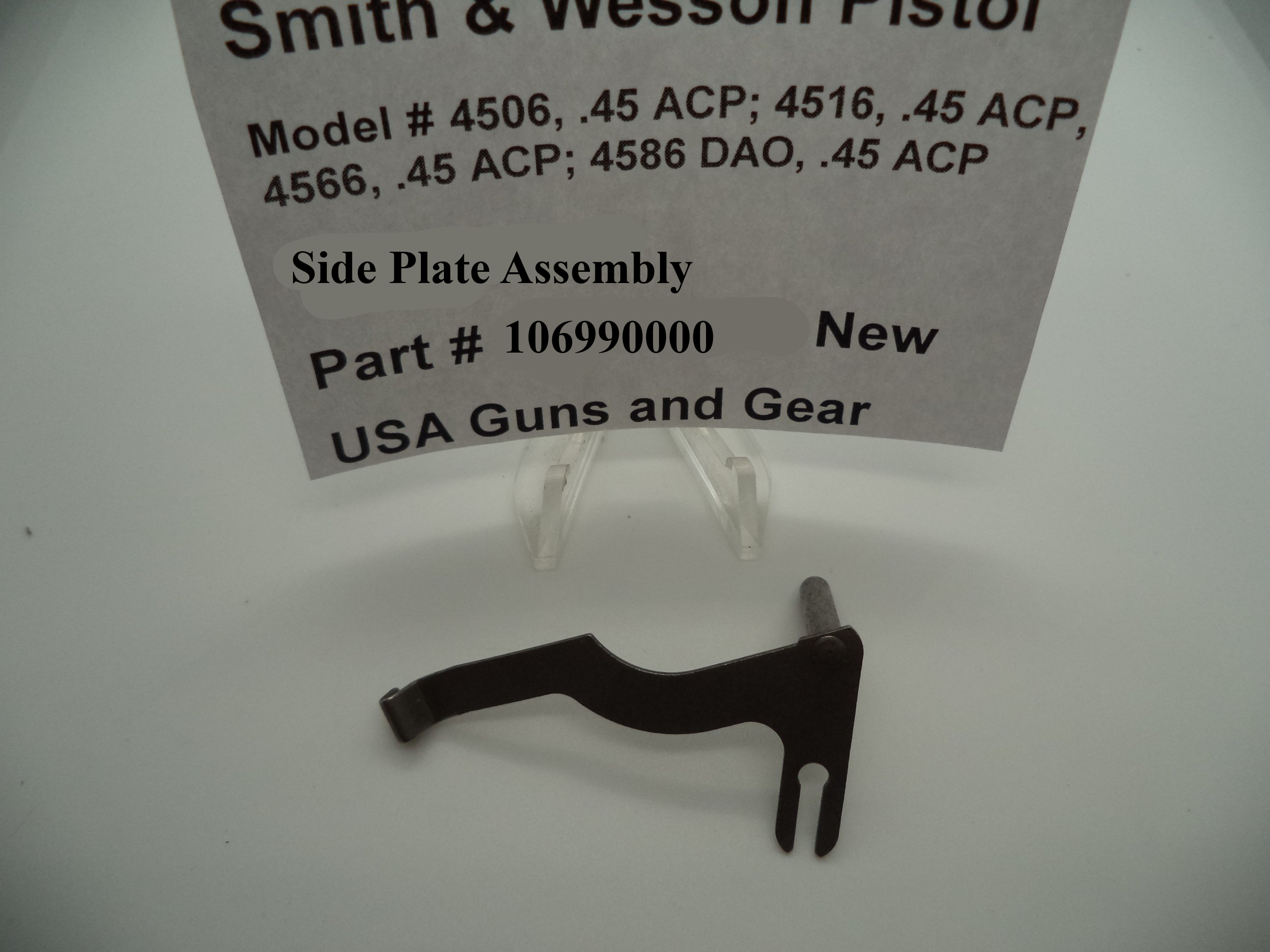 106990000 S&W Side Plate - 1086 4506 4546 4586 645 745