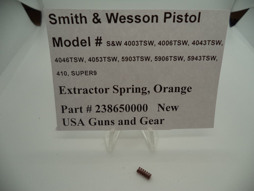 238650000 S&W Extractor Spring Orange - 4053TSW 4046TSW Multi-Model