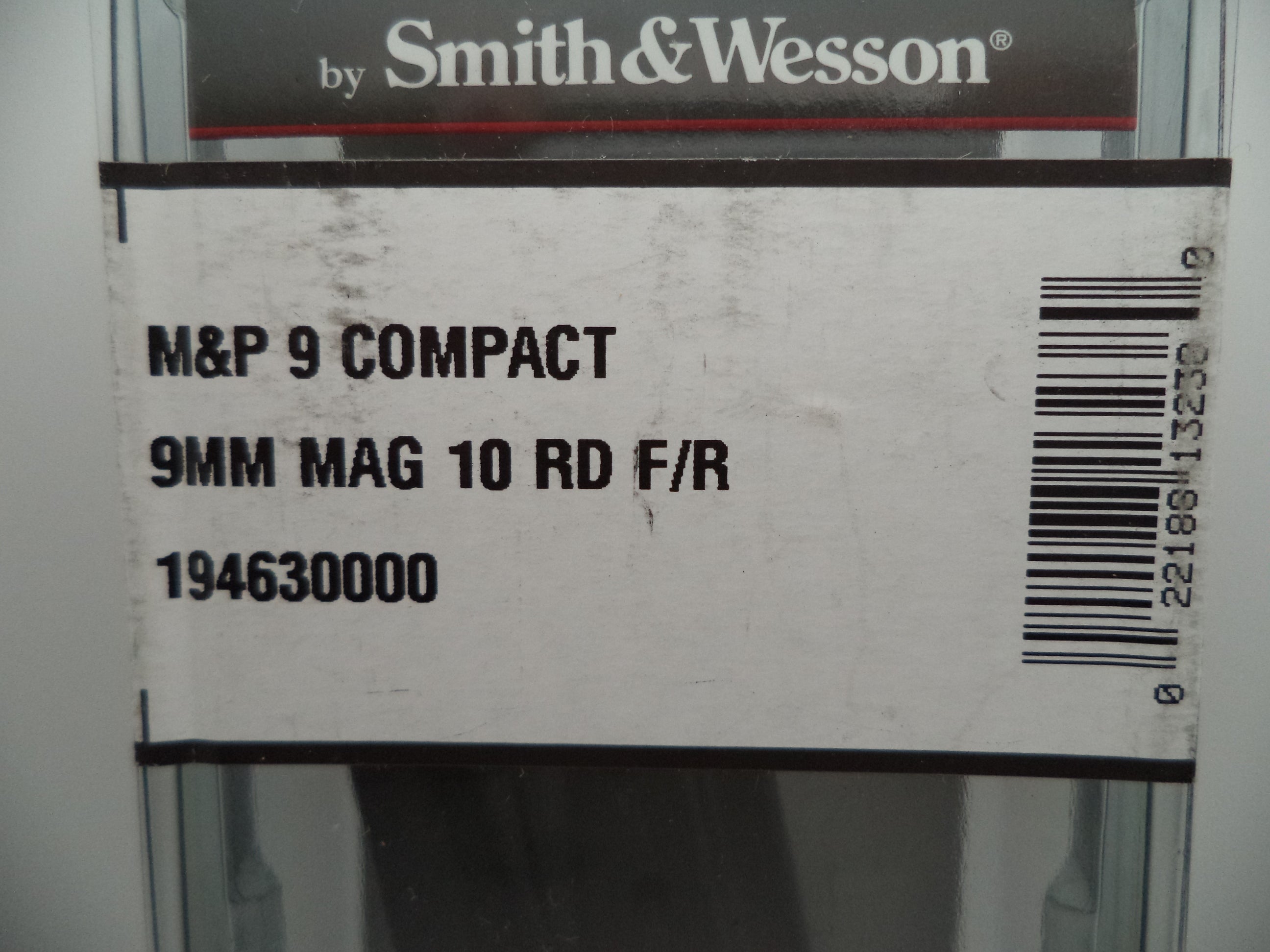 Smith & Wesson M&P 9mm Compact 10rd Magazine w/Finger Rest 194630000