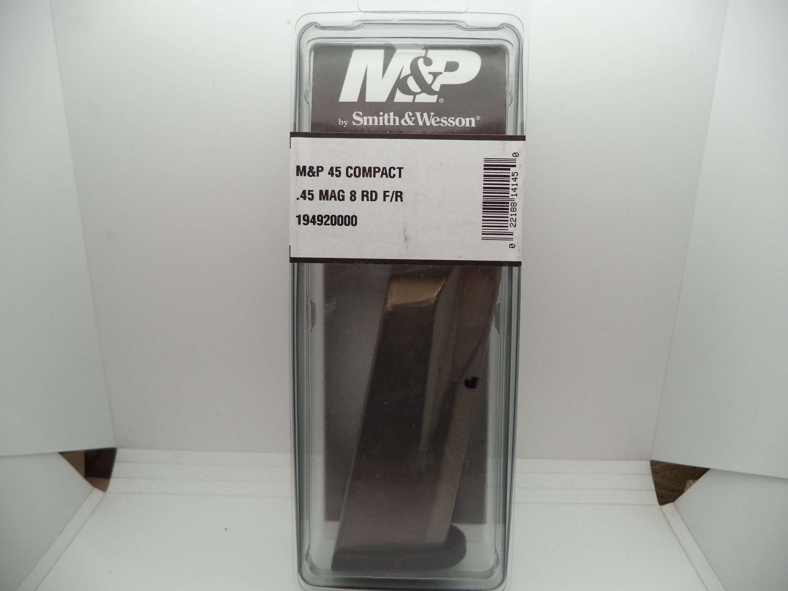 S&W M&P 45 Compact Magazine 8rd w/Finger Rest - Factory OEM 194920000