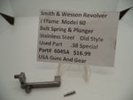 6045A Smith & Wesson J Frame Model 60  38 SPL Bolt Spring & Plunger Used
