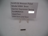 690415 Smith & Wesson Pistol Model 6904 9mm Ejector Depressor Spring Used