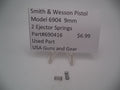 690416 Smith & Wesson Pistol Model 6904 9mm 2 Ejector Springs Used