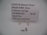 690416 Smith & Wesson Pistol Model 6904 9mm 2 Ejector Springs Used
