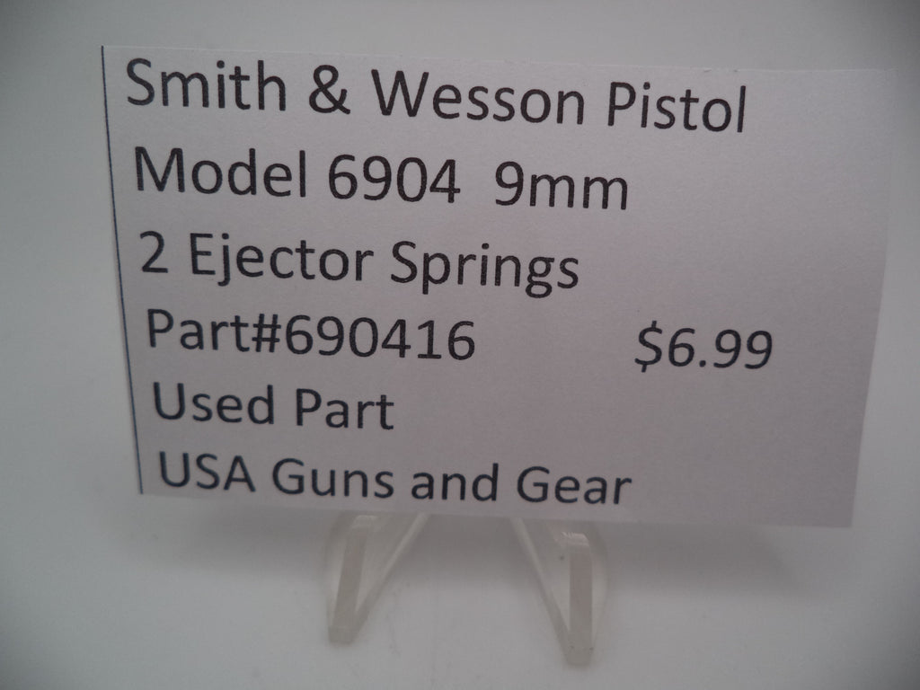 690416 Smith & Wesson Pistol Model 6904 9mm 2 Ejector Springs Used