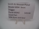 69043 Smith & Wesson Pistol Model 6904 9mm Trigger Used