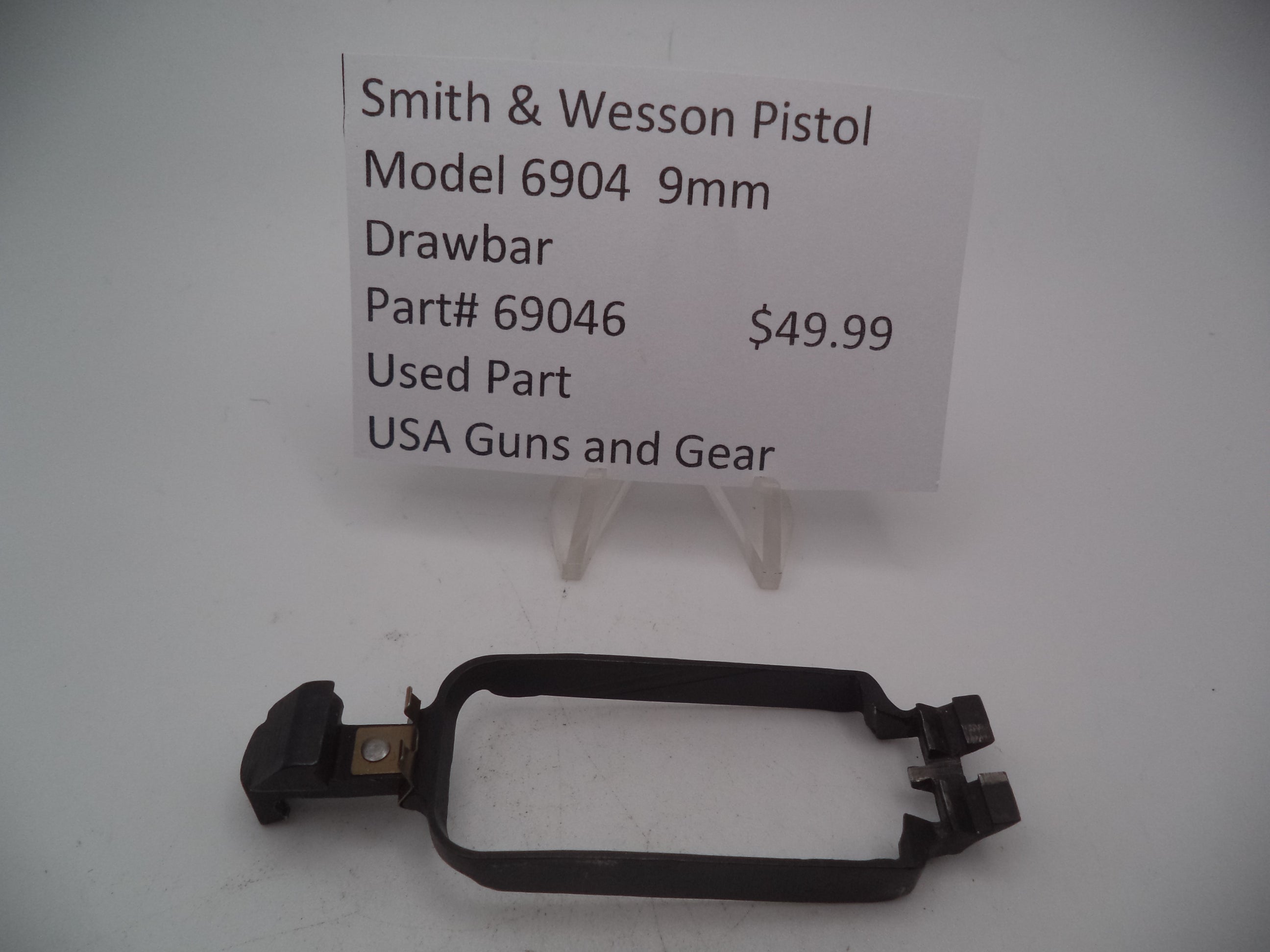 69046 Smith & Wesson Pistol Model 6904 9mm Drawbar Used