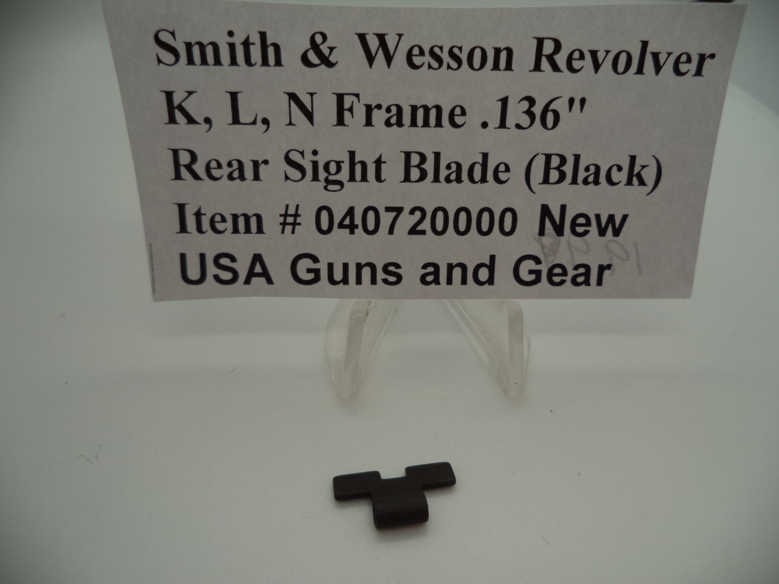 USA Guns And Gear - USA Guns And Gear Rear Sight Blade - Gun Parts Smith & Wesson - Smith & Wesson