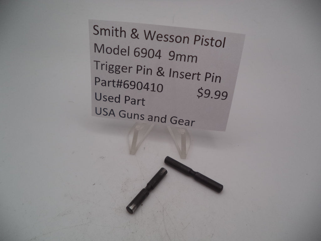 690410 Smith & Wesson Pistol Model 6904 9mm Trigger Pin & Insert Pin Used