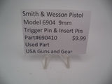 690410 Smith & Wesson Pistol Model 6904 9mm Trigger Pin & Insert Pin Used