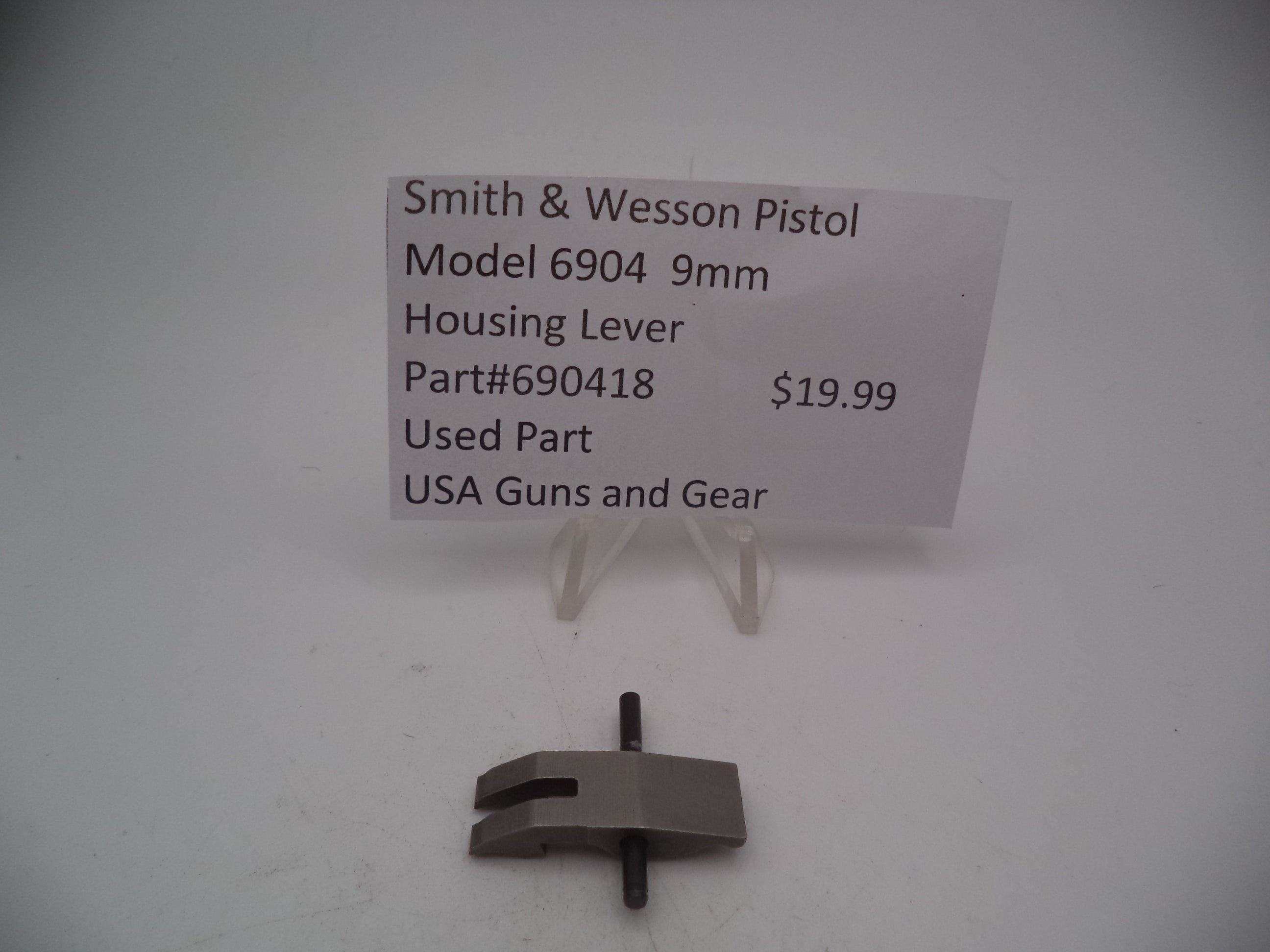 690418 Smith & Wesson Pistol Model 6904 9mm Housing Lever Used