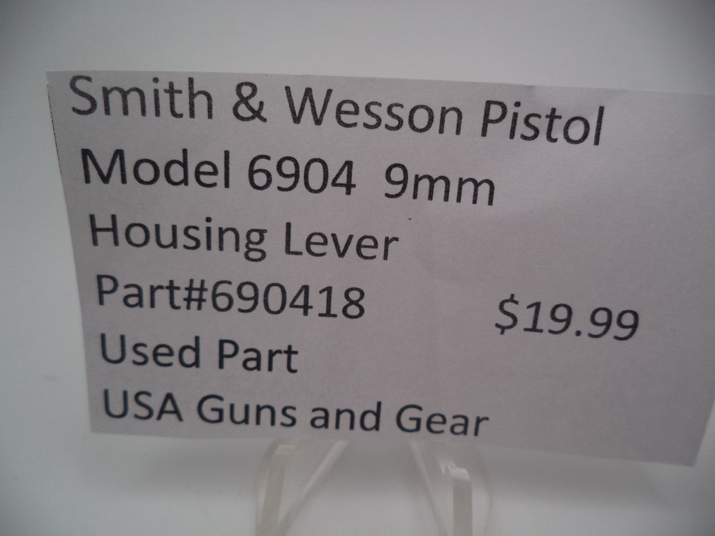 690418 Smith & Wesson Pistol Model 6904 9mm Housing Lever Used