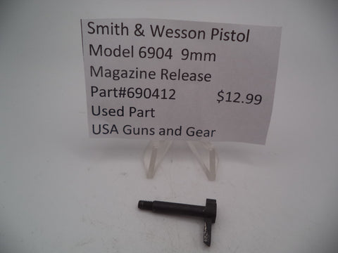 690412 Smith & Wesson Pistol Model 6904 9mm Magazine Release Used