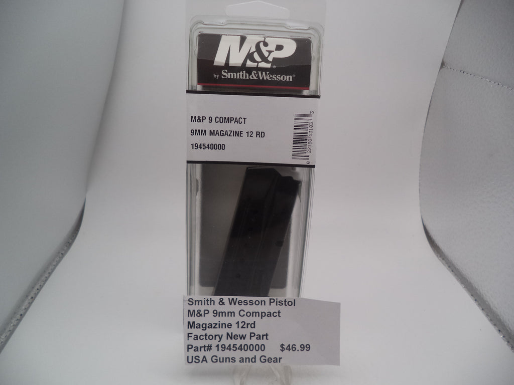 Smith & Wesson 9 Compact 12 Rd Magazine 194540000