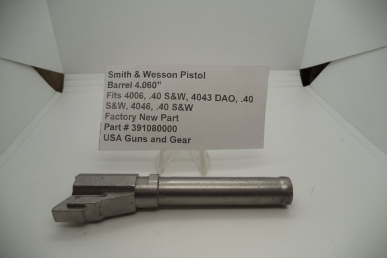 Smith & Wesson 4.060" Barrel Model 4046/4043/4006 .40 S&W DAO - 391080000