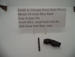 5911 Smith & Wesson Pistol Model 59 9 MM Sear & Sear Pin Used Parts