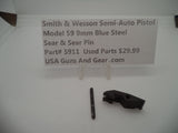 5911 Smith & Wesson Pistol Model 59 9 MM Sear & Sear Pin Used Parts