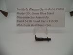 5910 Smith & Wesson Pistol Model 59 9 MM Disconnector Assembly Used Parts