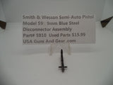 5910 Smith & Wesson Pistol Model 59 9 MM Disconnector Assembly Used Parts