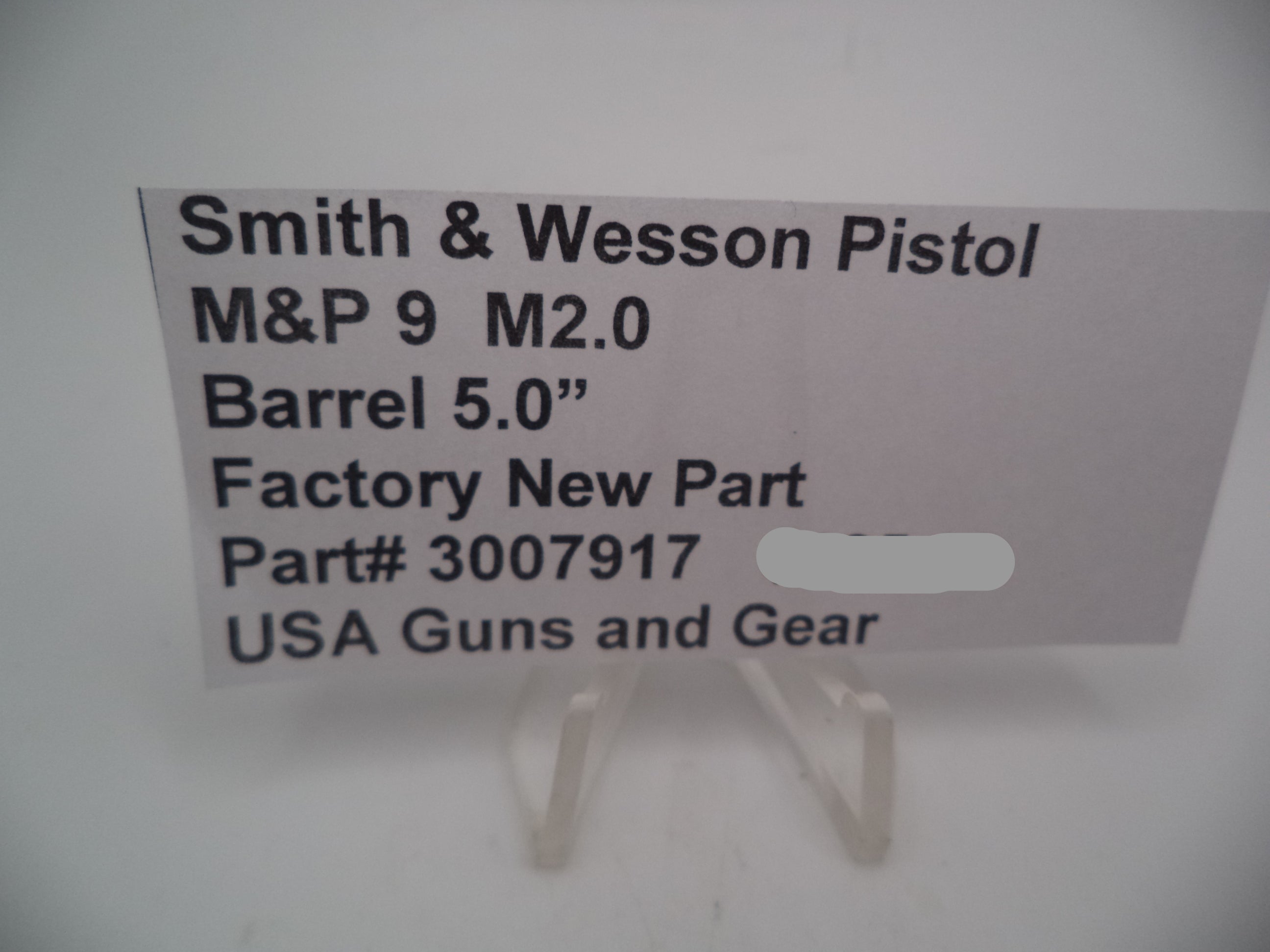 Smith & Wesson Pistol M&P 9 M2.0 Barrel 5.0" 3007917