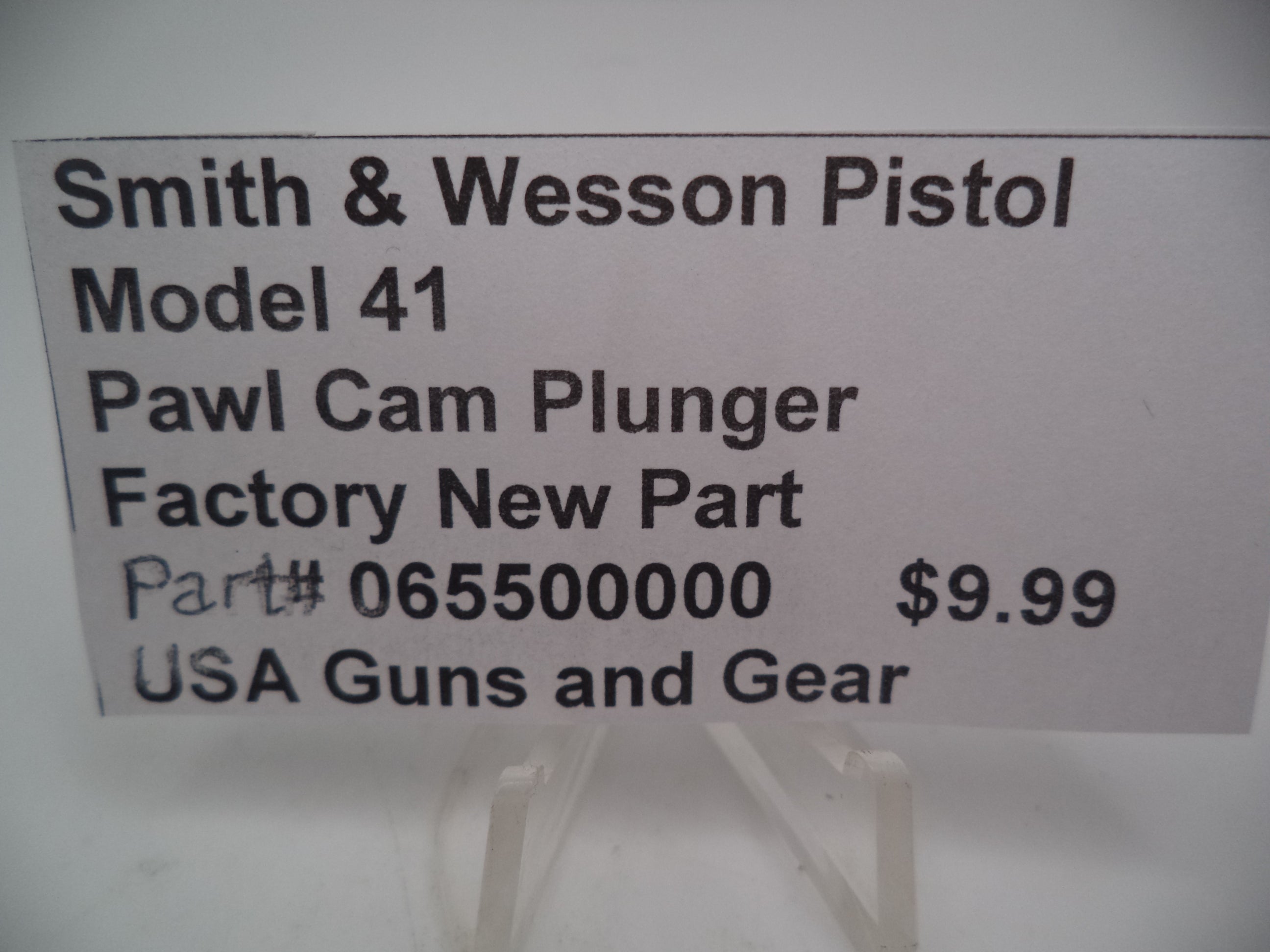 Smith & Wesson Model 41 Pawl Cam Plunger .22 LR 065500000