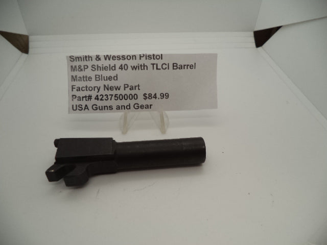 Smith & Wesson M&P Shield 40 Barrel with TLCI - .40 S&W 3.1" - Factory OEM 423750000