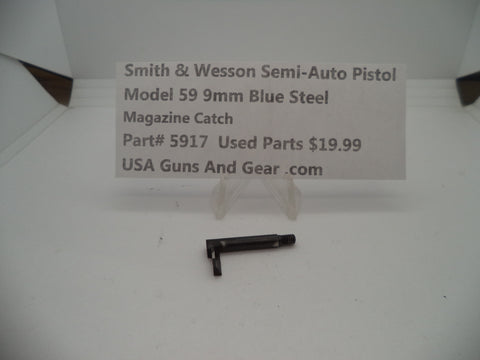 5917A Smith & Wesson Pistol Model 59 9MM Magazine Catch Used Parts