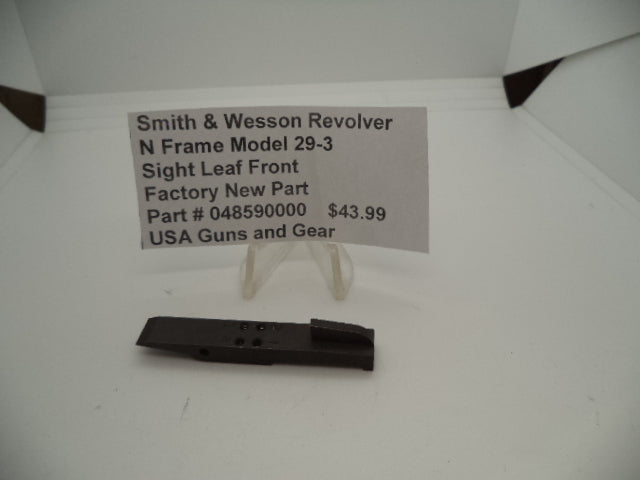 S&W L N Frame Model 586 686 29-3 silhouette Sight Leaf Front 048590000