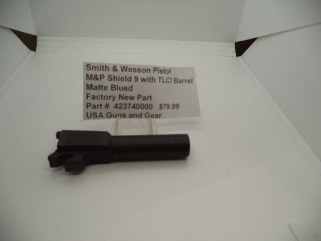 Smith & Wesson M&P Shield 9mm TLCI Barrel 3.11" Matte Blued | OEM 423740000