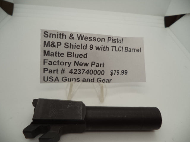 Smith & Wesson M&P Shield 9mm TLCI Barrel 3.11" Matte Blued | OEM 423740000