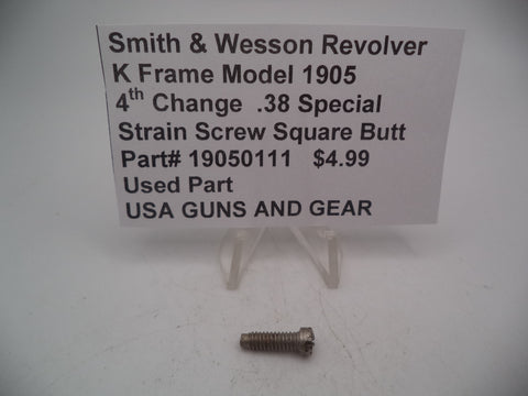 19050111 Smith & Wesson K Frame Model 1905 4th Change Strain Screw Square Butt .38 Special Used