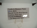 315560000 Smith & Wesson Pistol Model 22-A, 22-S Recoil Guide Rod Spacer New Part