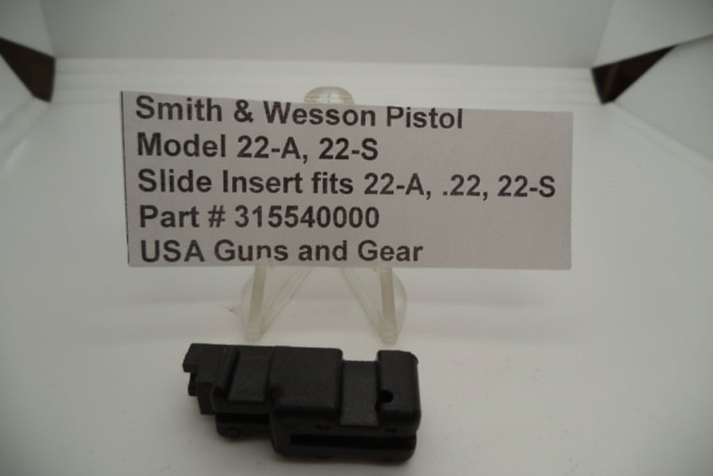 Smith & Wesson Model 22-A / 22-S Slide Insert - .22 LR Target Pistol - 315540000