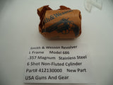412130000 Smith & Wesson L Frame Model 686 Cylinder Non Fluted New Part