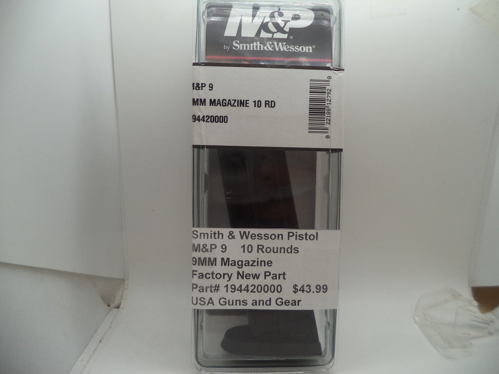 Smith & Wesson Pistol M&P 9 Magazine 10 Rounds 9mm 194420000
