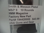 194420000 Smith & Wesson Pistol M&P 9 Magazine 10 Rounds 9MM