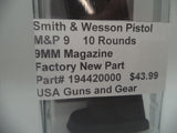 194420000 Smith & Wesson Pistol M&P 9 Magazine 10 Rounds 9MM