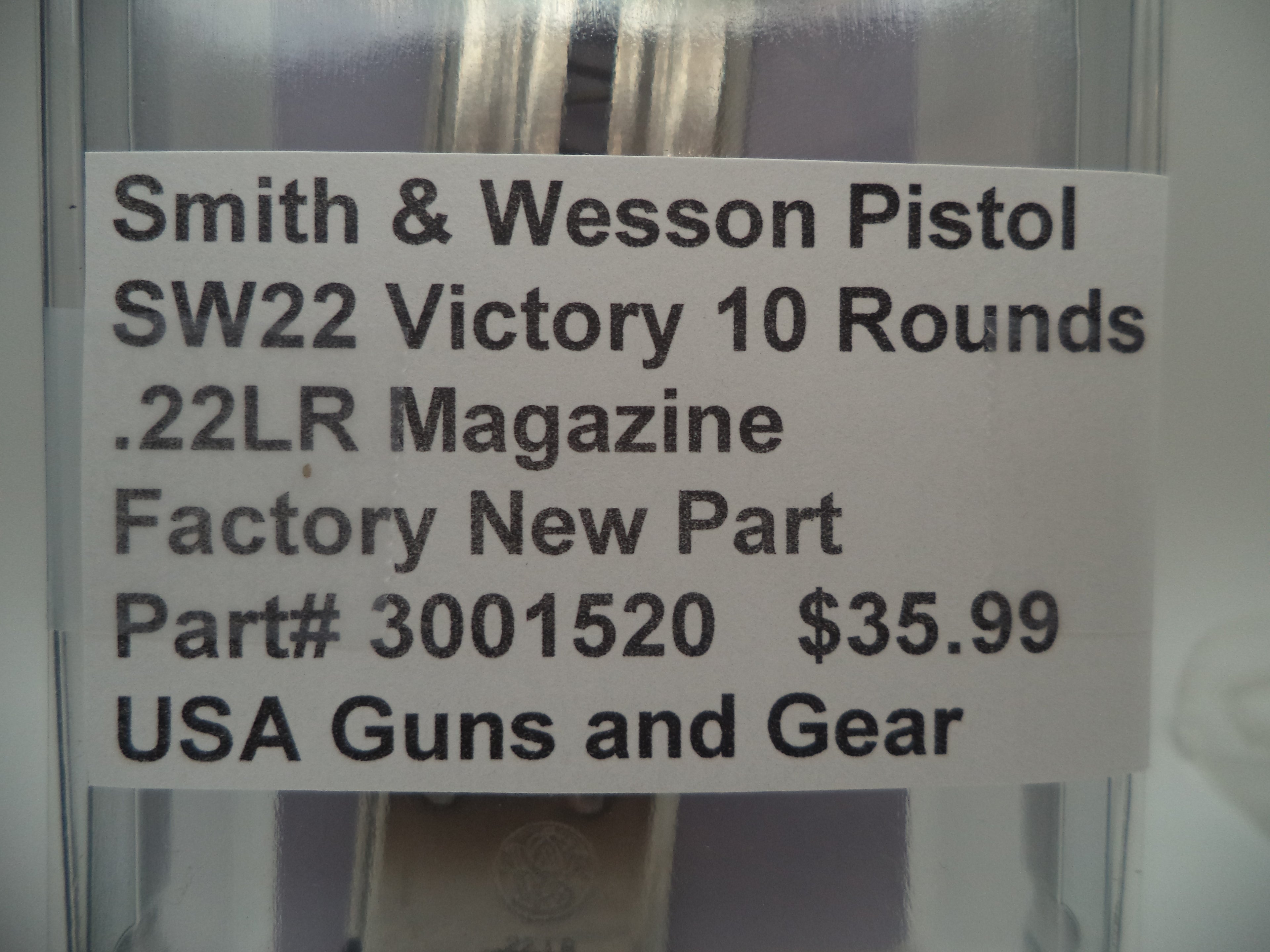 SW22 Victory Magazine 10 Round | Smith & Wesson Part 3001520