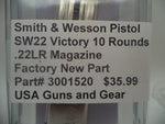 3001520 Smith & Wesson Pistol SW22 Victory Magazine 10 Rounds .22LR