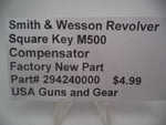 294240000 Smith & Wesson Square Key M 500 Compensator