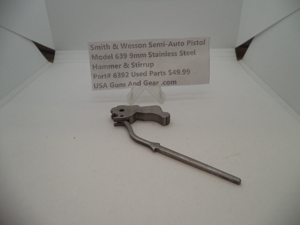 6392 Smith & Wesson Model 639 9 MM Hammer & Stirrup Stainless Steel Used Parts