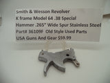 64189A Smith & Wesson K Frame Model 64 .38 Special Hammer .265" Wide Used