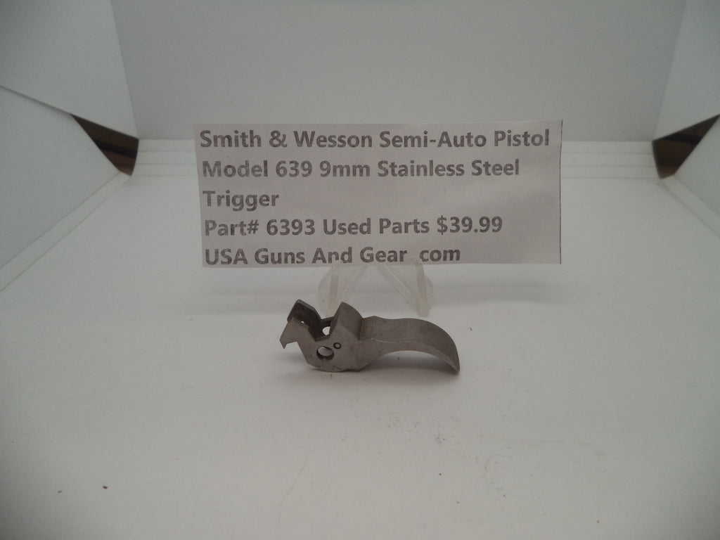 6393 Smith & Wesson Model 639 9 MM Trigger Stainless Steel Used Parts