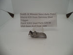 6393 Smith & Wesson Model 639 9 MM Trigger Stainless Steel Used Parts