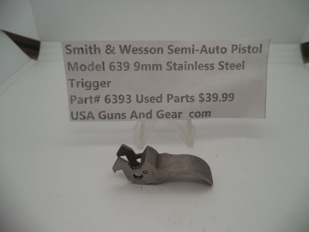 6393 Smith & Wesson Model 639 9 MM Trigger Stainless Steel Used Parts
