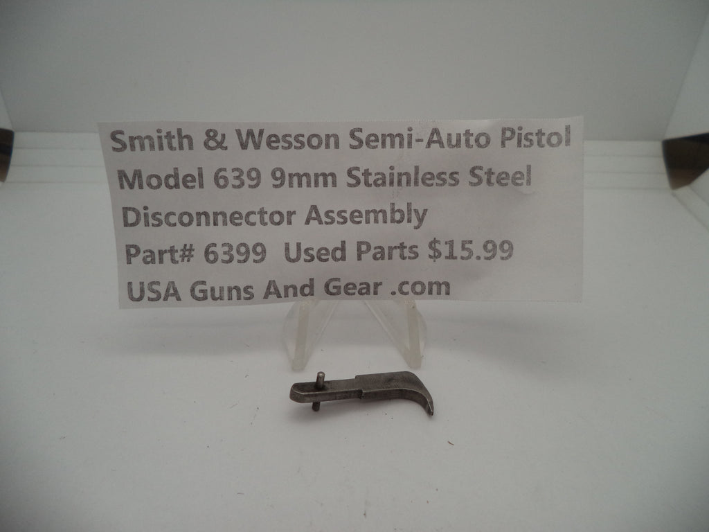 6399 Smith & Wesson Model 639 9 MM Disconnector Assembly Used Parts