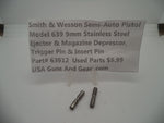 63912 Smith & Wesson Model 639 Trigger Pin & Insert Pin Stainless Steel Used Parts